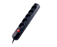 Tracer 1.8m (5 gniazd) PowerGuard Black (TRALIS30406) - 1412221 - zdjęcie 2